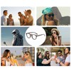YAMEIZE Blaulicht Blockierende Brille für Damen - Herren Kleine Runde