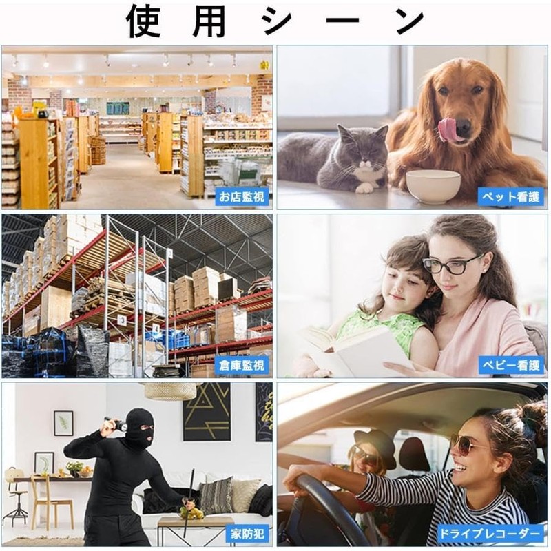 防犯用カメラ 小型 室内 隠し wifi 動体検知 録画録音 ミニカメラ 3CM 1080P
