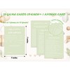 Baby Shower Games Set, Green Theme Baby Shower Game Cards,