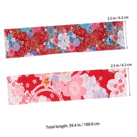 Operitacx DIY Cotton Patchwork Cloth Strips 36pcs Long Fabric Strips Quilting for Oriental Projects