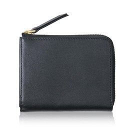 Gallery Qualier Fine Fit [High Quality Ethiopian Plateau Sheep Leather] [Made by Skilled Leather Artisans] [Anti-Skimming] Women's Bifold Wallet with L-Shaped Zipper, Compact, Japanese Brand, Sheep