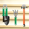 GZcaiyun Pack of 18 Garden Tool Holder Hooks, Single Hook/Double