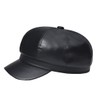 Foetest Cap Leather Hat Baseball Cao Casual Hat Sun Hat