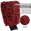 TAKAVU New Car Wash Mitt, 2 Pack Premium Cyclone Microfiber