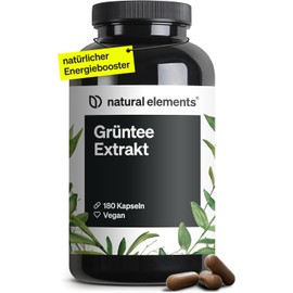 Green Tea Extract - 180 Capsules - 1998 mg Green Tea Extract per Daily Dose - With Epigallocatechin Gallate and Polyphenols - Vegan, High Dose, No Additives