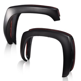 DOTCOM Fender Flares 4PCS,Compatible with Chevy Silverado & GMC Sierra 1999-2006/Suburban & Yukon XL 2000-2006/Avalanche 2002-2006,Matte Black Factory Style
