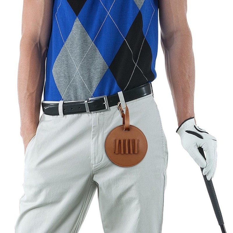 MiOYOOW Golf Tea Holder, Portable Golf Tee Holder, Golf Tee