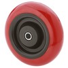 Steelex D2652 Polyurethane Wheel, Red, 4-Inch