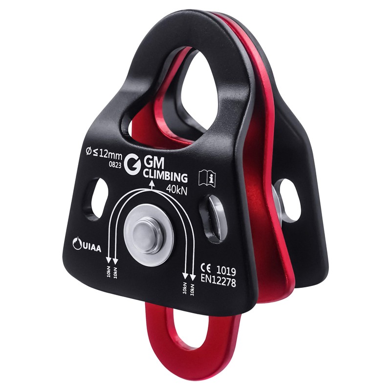 GM CLIMBING Micro Pulley System Kit Set 5:1 Mechanical Advantage