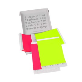 GA Event Solutions Entrance Bands 2 x 500 Yellow and Pink