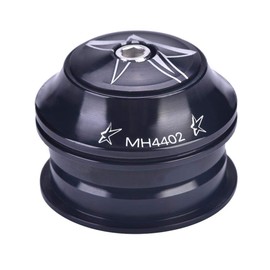 Bicycle Headset 1 1/8 Bicycle Headset Front Steerer Shaft Replacement Device Threadless Headset for 44 mm MTB Road Bicycle (Black)