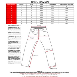 Milwaukee Leather MDM5001 Men's Black Armored Motorcycle Riding Denim Jeans Reinforced with Aramid Fibers - 36
