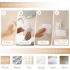 LINFIDITE Adhesive TV Remote Control Holder Wall Mount TV Remote