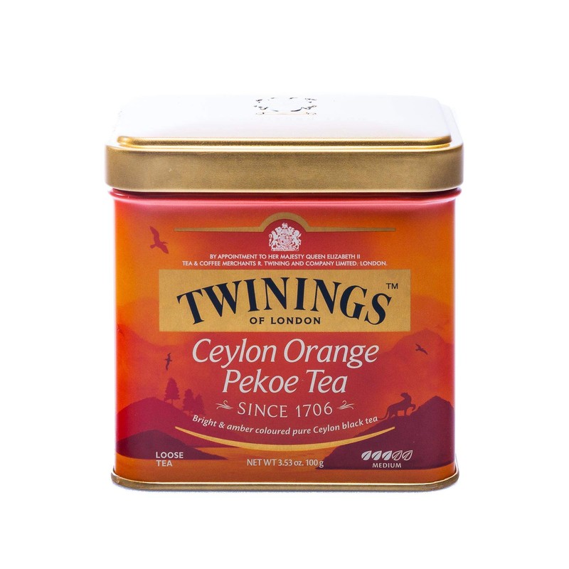 Twinings Ceylon Orange Pekoe Tea Loose Tin 100g