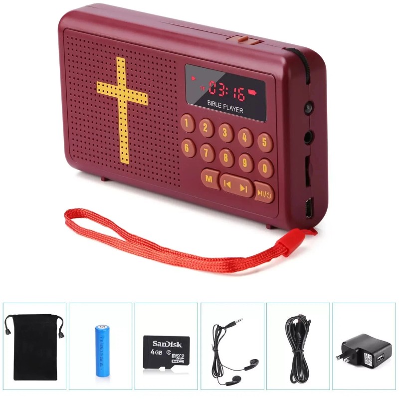 Unbranded Bible Audio Player Electronic Bible Talking King James Version