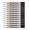Pentel 4,2 mm Whiteboard Marker, mit Rundspitze, Schwarz, 12 Stifte)