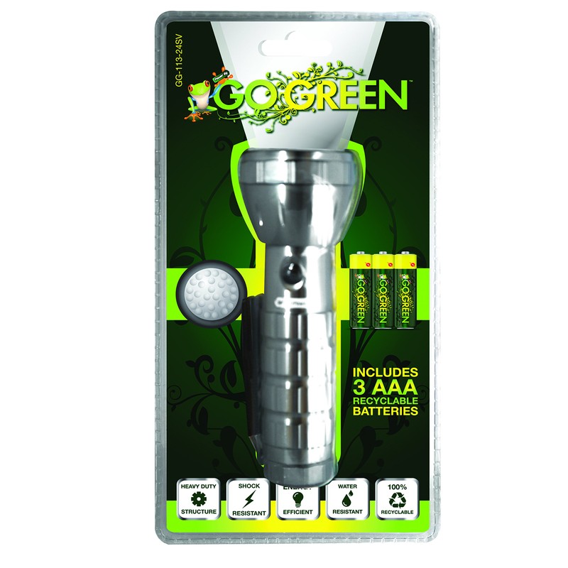 GoGreen Power GG-113-24SV 28 LED Professional Flashlight
