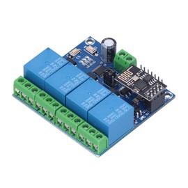 4 Channel WiFi Wireless Relay Module Smart Home Phone APP Remote Switch Module ESP8266(12V)