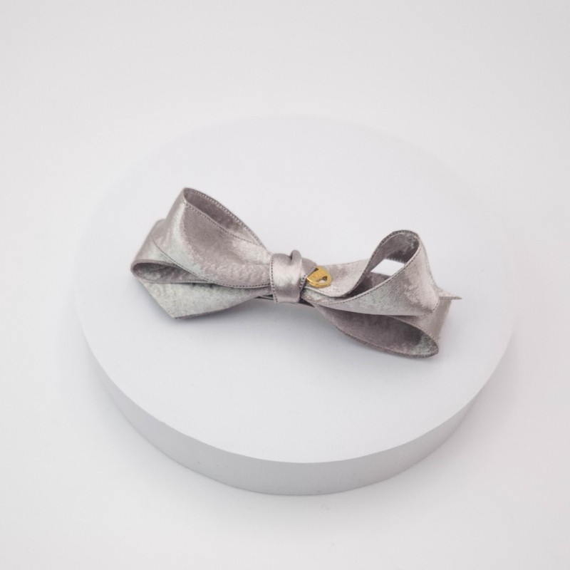 Burnaby silver ribbon gold pendant hairpin 8cm / 버나비 실버