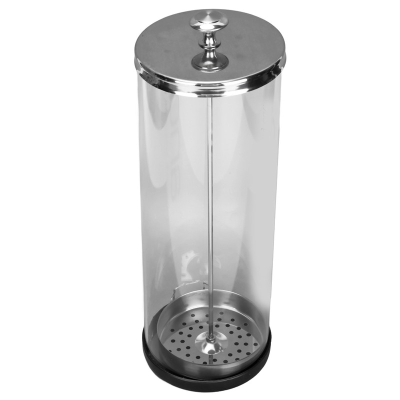 Barbicide Soaking Jar Large Glass Cleaning Jar for Barber Tools