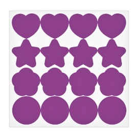 3 pieces Purple UV Stickers for Sunscreen, 48 Count UV Detection Reminder Waterproof UV Stickers, Know When to Re-Apply Sunscreen, UV Detecting Patches for Beach, Swimming Sunscreens