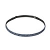 Bani Bands Women's Glitter Skinny Adjustable Headband with Non-Slip Lining,