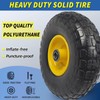 2 Pack 4.10/3.50-4" Pneumatic Wheels, 10" Heavy Duty Tire Wheels