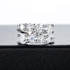 Raivari Moissanite Engagement Rings 4.2CT D Color VVS1 Clarity Round