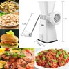 LHS Manual Meat Grinder with Stainless Steel Blades Heavy Duty