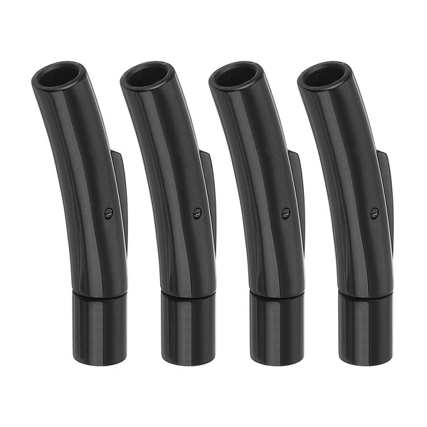 uxcell Leather Cord End Clasp, 4Pcs 3mm Hole Column Clasps