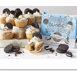 Trader Joe's 2 Pack Trader Joe’s Chocolate Vanilla Creme Joe-Joe's 13.4 oz Each Pack NEW ITEM