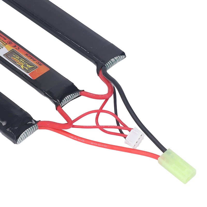 1500mAh Lipo Battery 25C Discharge Rate 11.1V 3S Lithium Cobalt