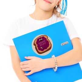 Vintage 80s Grape Stuff Sticker Sticker Decal Notebook Car Laptop 5.5"x5.5" (Color)