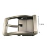 Unbranded Alloy Belt Buckle Single Prong Wide Belt Accessories Rectangle