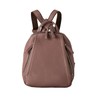 Genova 2858 Italian Leather x Nylon Compact Backpack, Mini Bag,