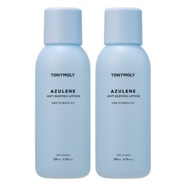 Tony Moly Azulene Anti-Blemish Lotion, 2, 200ml / 토니모리 아줄렌 안티 블레미쉬 로션, 2개, 200ml