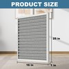 DENGESON 16x25x1 Reusable Air Filter - Washable Filter, MERV 8,Permanent,