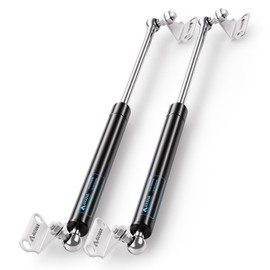 ARANA Gas Struts 17 inch 100LB Gas Shocks Spring, 17" 445N Gas Props Lift Support with Mounting Bracket for Heavy Duty Lid RV Bed Boat Hatch Trap Door Box Lid Trash Bin(fit 80-110 Lb), 2 PCS