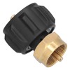 Refill Adapter 1/4in Tank Cylinder Coupler Gas Propane Regulator Valve