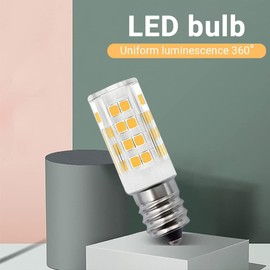 Becuice 220V AC e14 Screw Base LED Light Bulbs 40 Watt Incandescent Bulb Equivalent European Base Replacement Non-Dimmable 400LM(White, 3W # AC 220V-240 Volts)