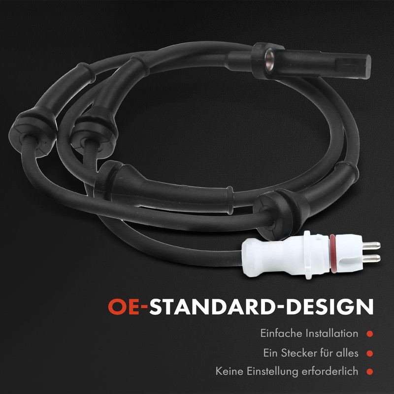 Frankberg 1x ABS sensor 2-pin rear for Primastar X83 Vivaro