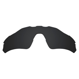 Alphax Stealth Black Polarized Replacement Lenses for Oakley Radar EV Path OO9208 Sport Sunglsses