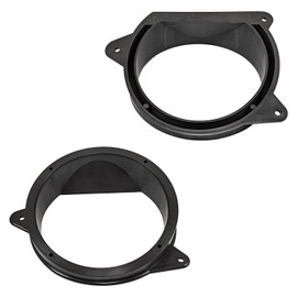 tomzz Audio 2840-000 Speaker Rings Adapter Brackets Compatible with Peugeot 207 207SW 207CC Front Door for 165 mm DIN Speaker