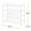 Whitmor Inc. 6023-4139-CB 4 Tier, White, Closet Shelf