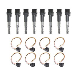 TRQ Ignition Coil Set Compatible with 2003-2004 Volkswagen Jetta