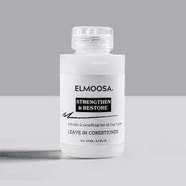 ELMOOSA LEAVE IN CONDITIONER,100ML ENRICHED WITH VARIOUS ADVANCED MOISTURIZING INGREDIENTS,HYDRATES & STRENGTHENS HAIR.