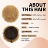 Boymia Afro Puff Ponytail For Black Women #27 Light Blonde