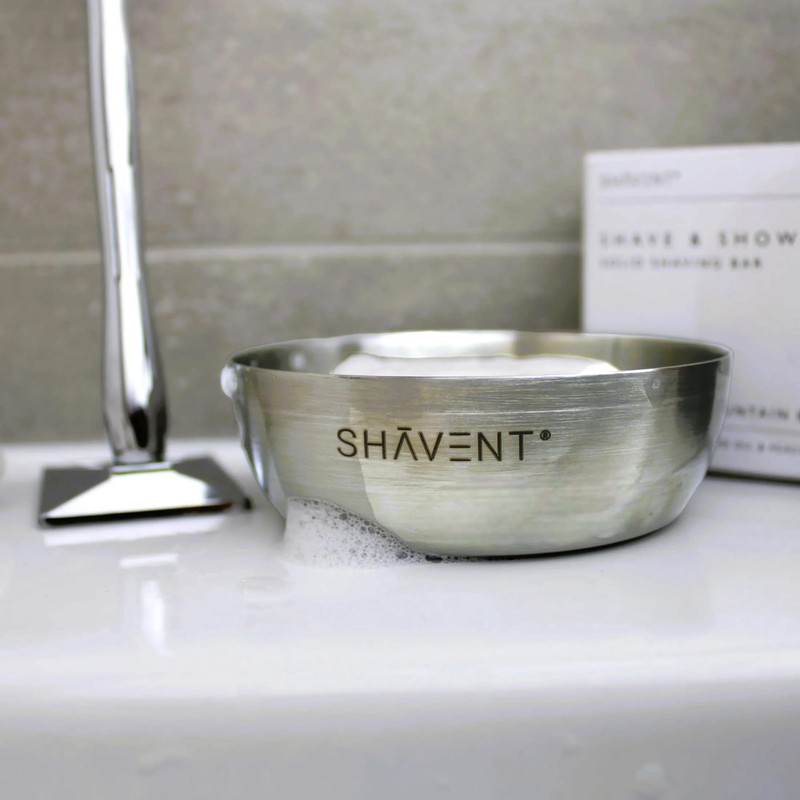 SHAVENT Shaving Bowl - Soap Dish for Shaving Soap, Made