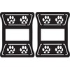 JeepTails Dog Paw Heart Tail lamp Light Covers (LED) Compatible