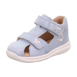 Superfit Girls' Bumblebee Sandal, Light blue 8400